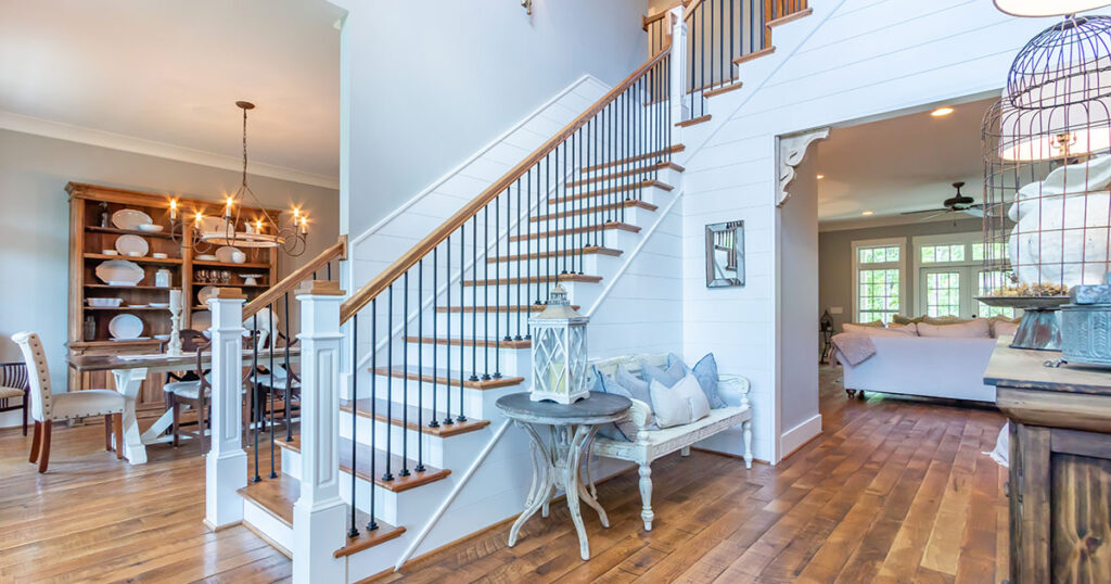 staircase charleston custom home builder